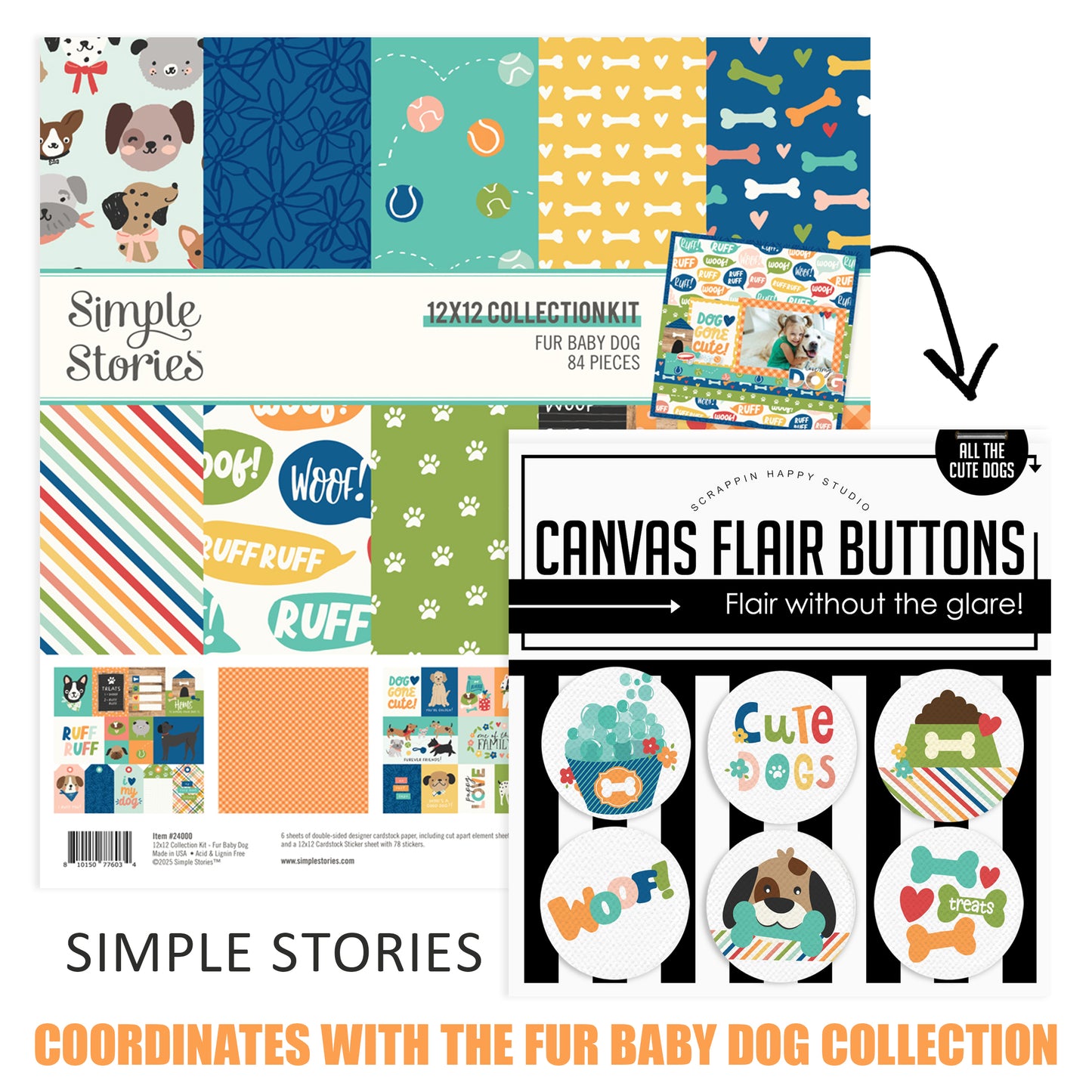 All The Cute Dogs Flair Buttons