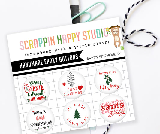 Babies First Holiday Epoxy Flair