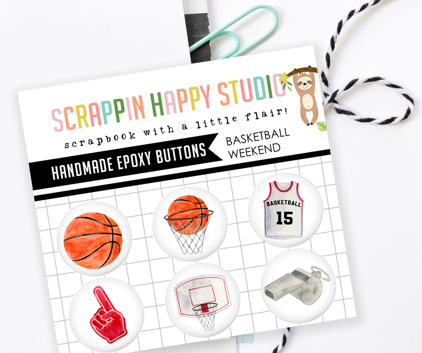 Basketball Weekend Epoxy Flair