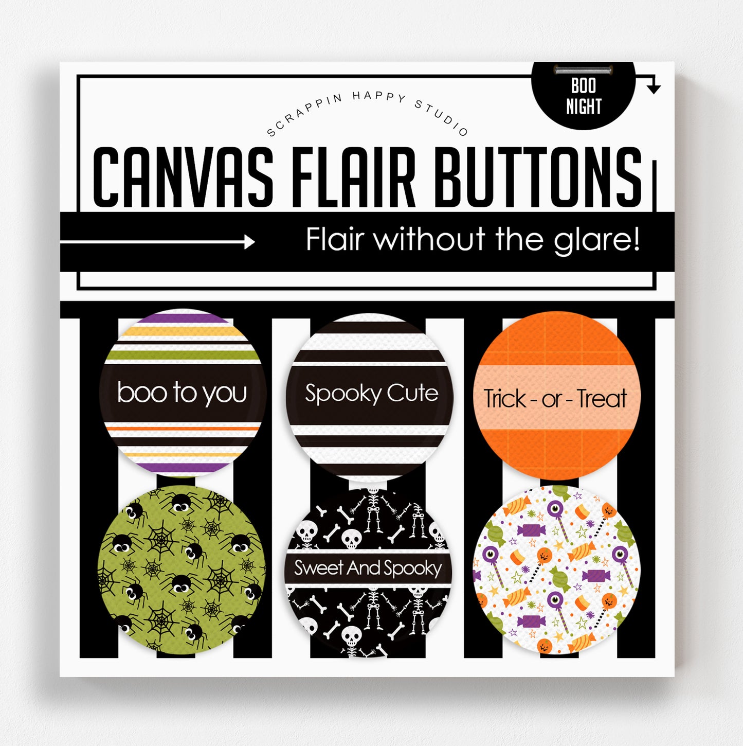 Boo Night Canvas Flair