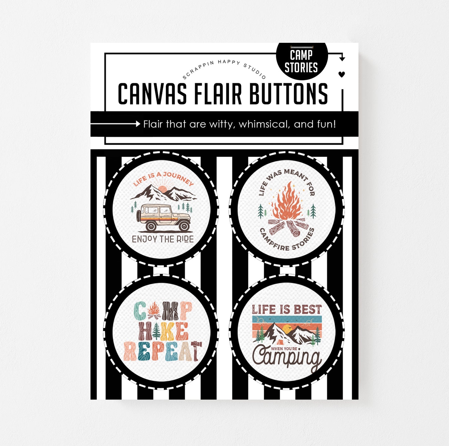 Camp Stories Canvas Flair