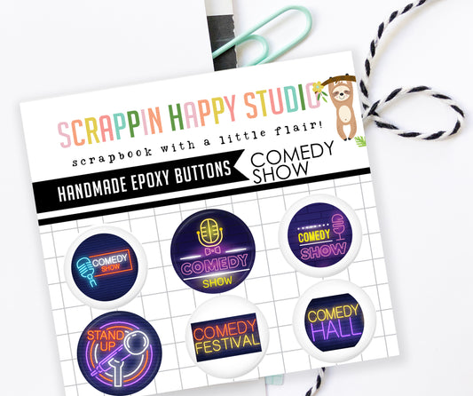 Comedy Show Epoxy Flair