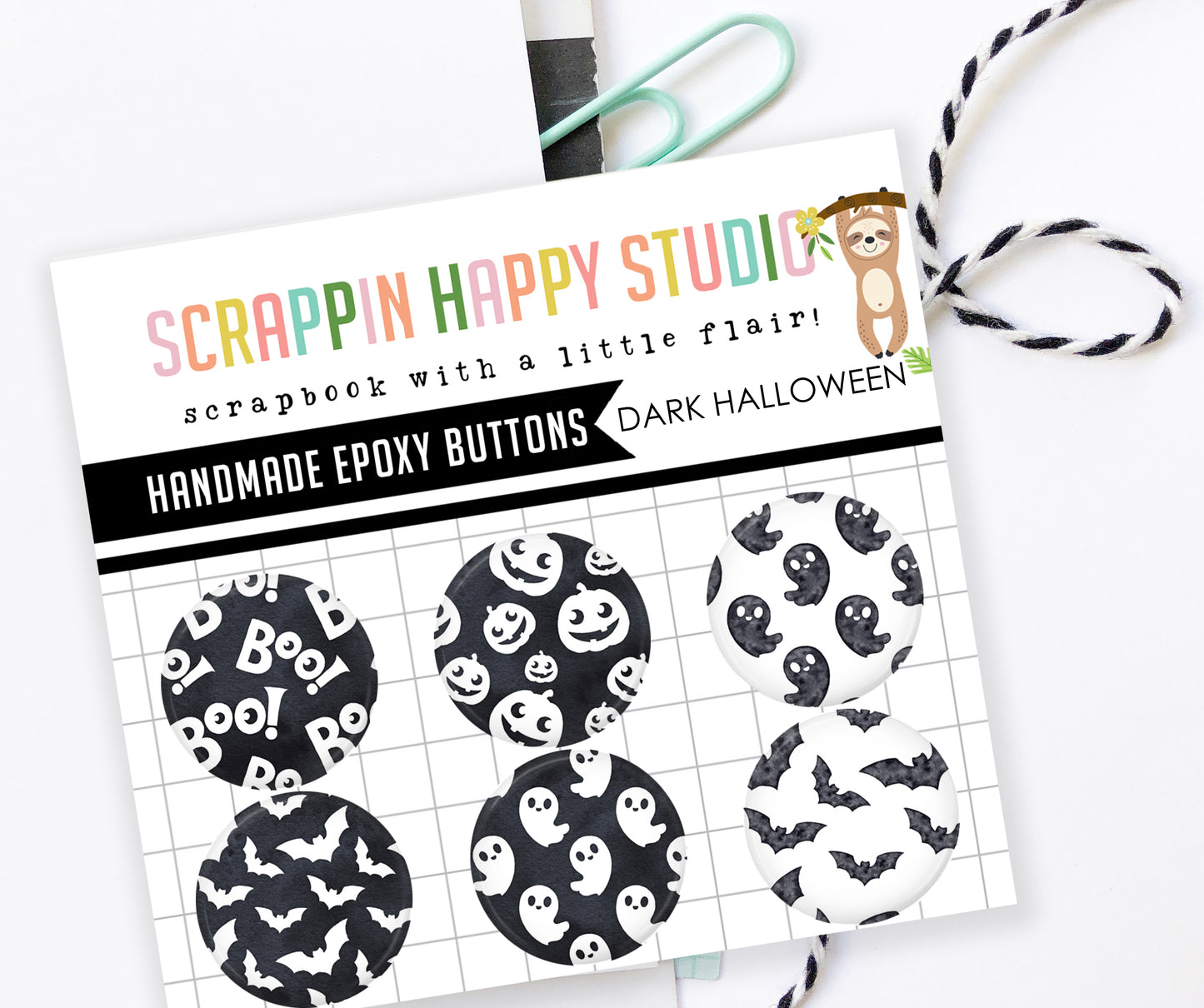 Dark Halloween Epoxy Flair