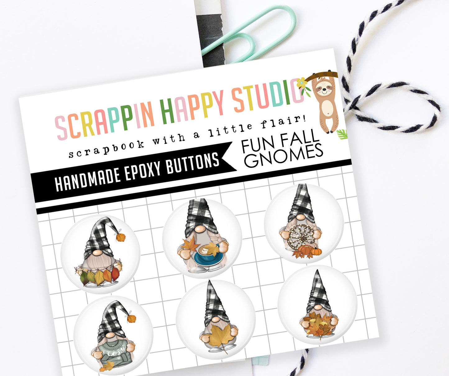 Fun Fall Gnomes Epoxy Flair