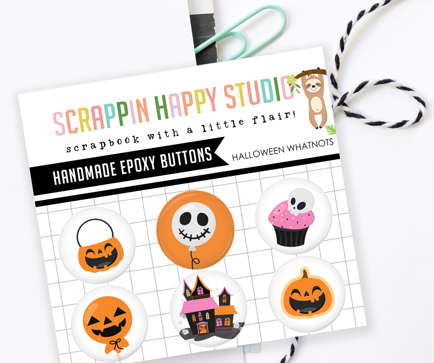 Halloween Whatnots Epoxy Flair