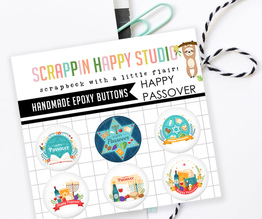 Happy Passover Epoxy Flair