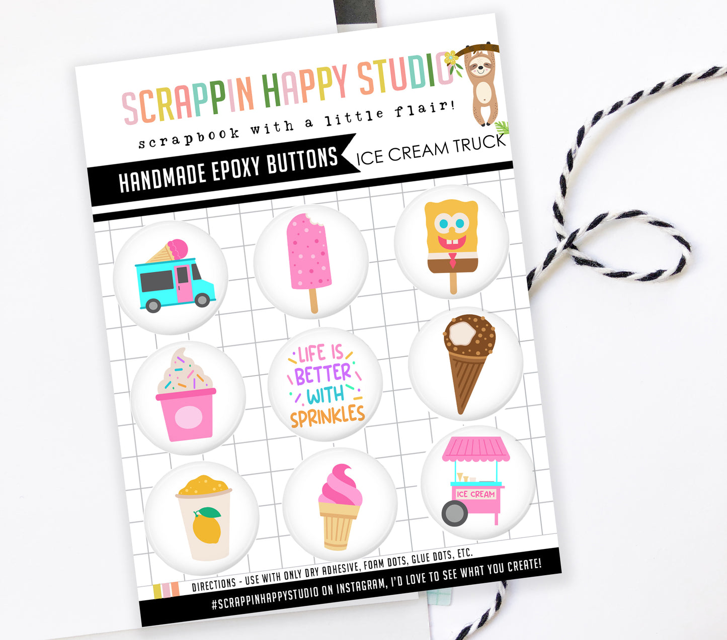 Ice Cream Truck Epoxy Flair