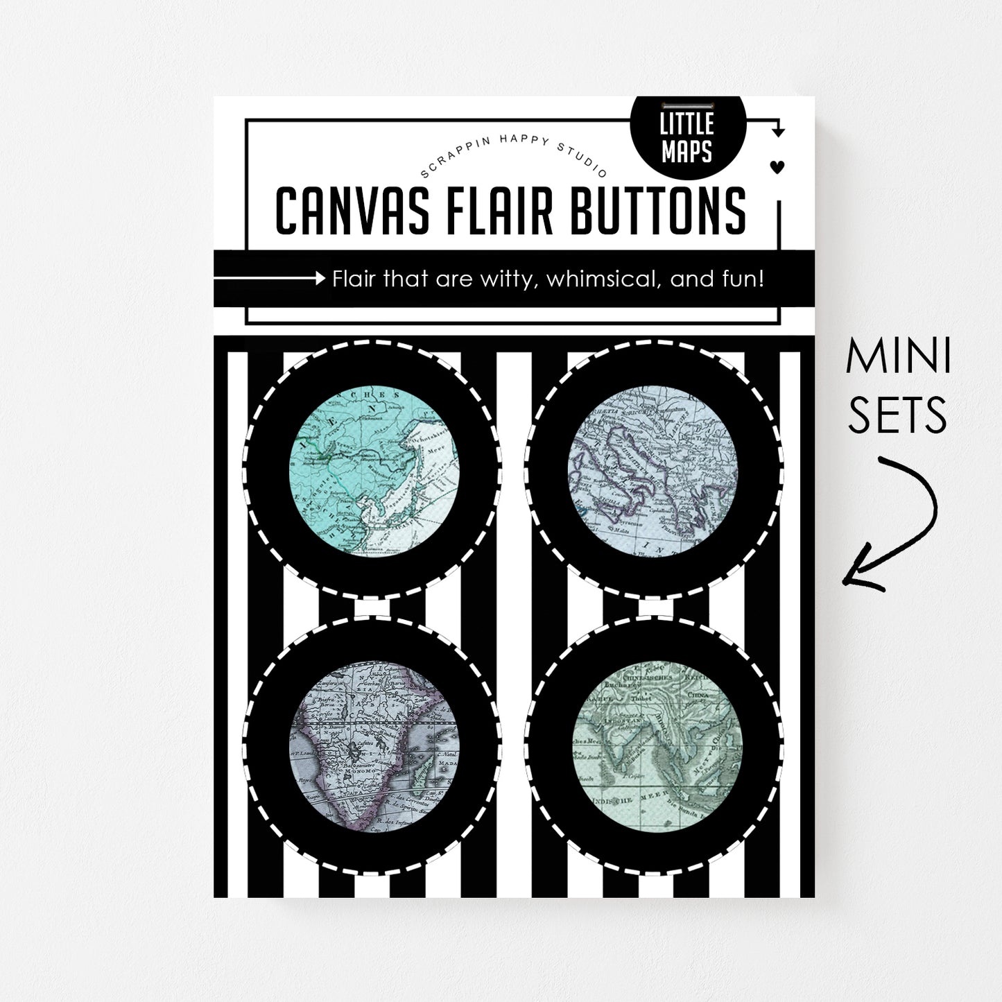 Little Maps Canvas Flair