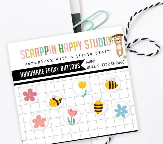 Mini Buzzin For Spring Epoxy Flair
