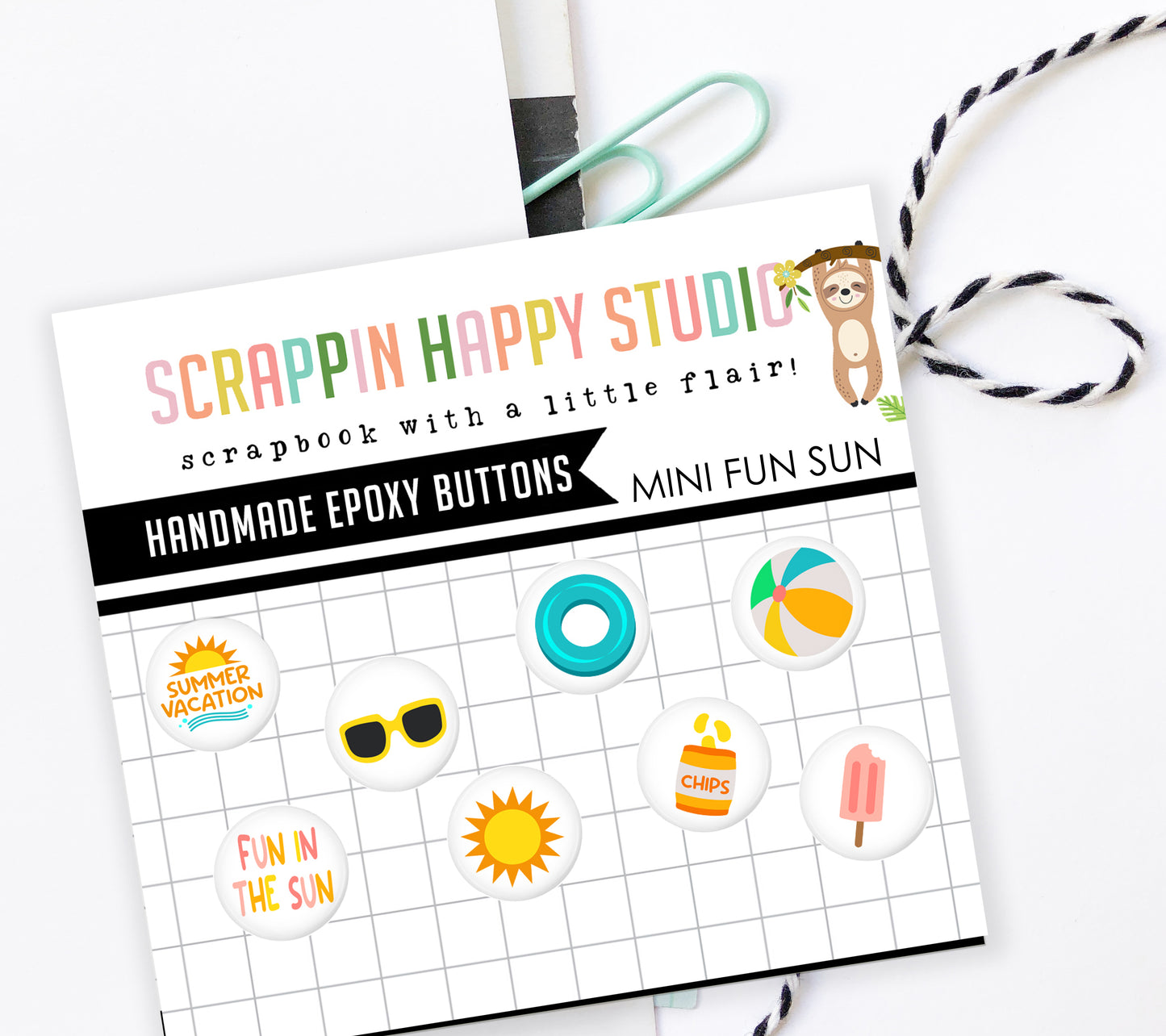 Mini Fun Sun Epoxy Flair
