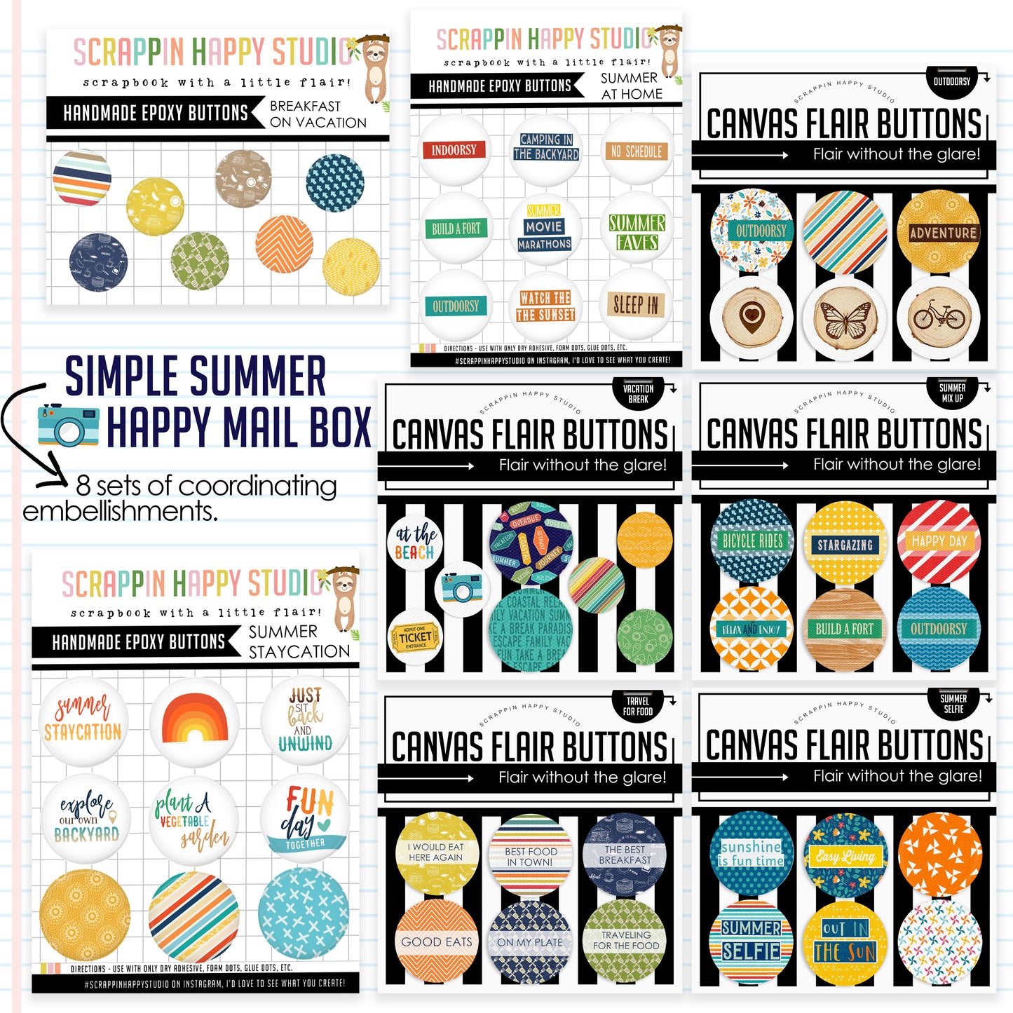 Simple Summer Happy Mail Box