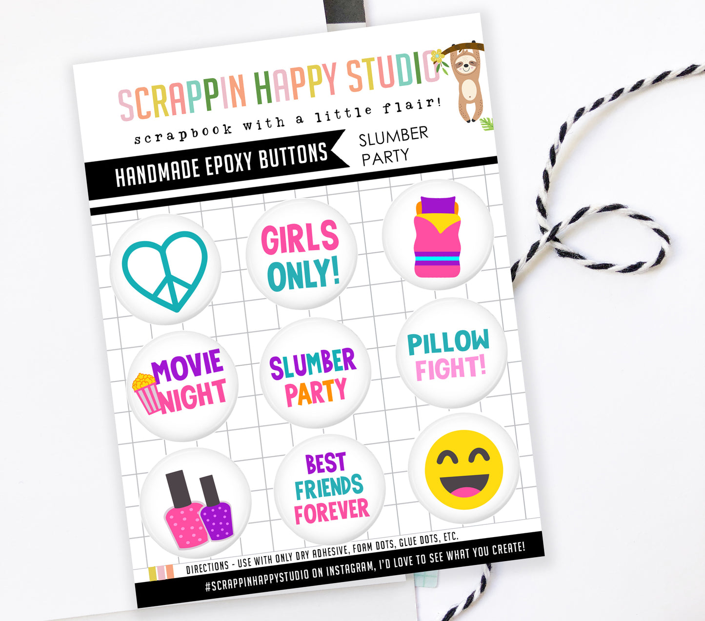 Slumber Party Epoxy Flair