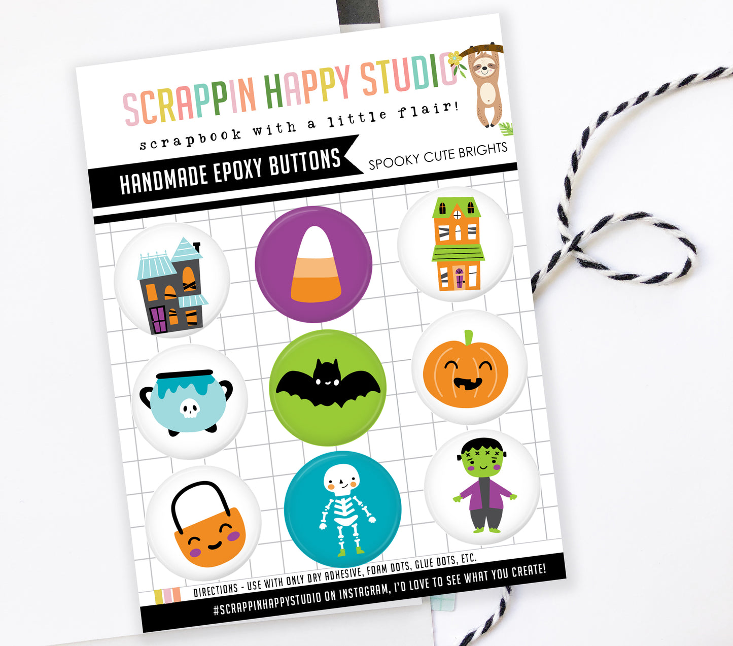 Spooky Cute Brights Epoxy Flair