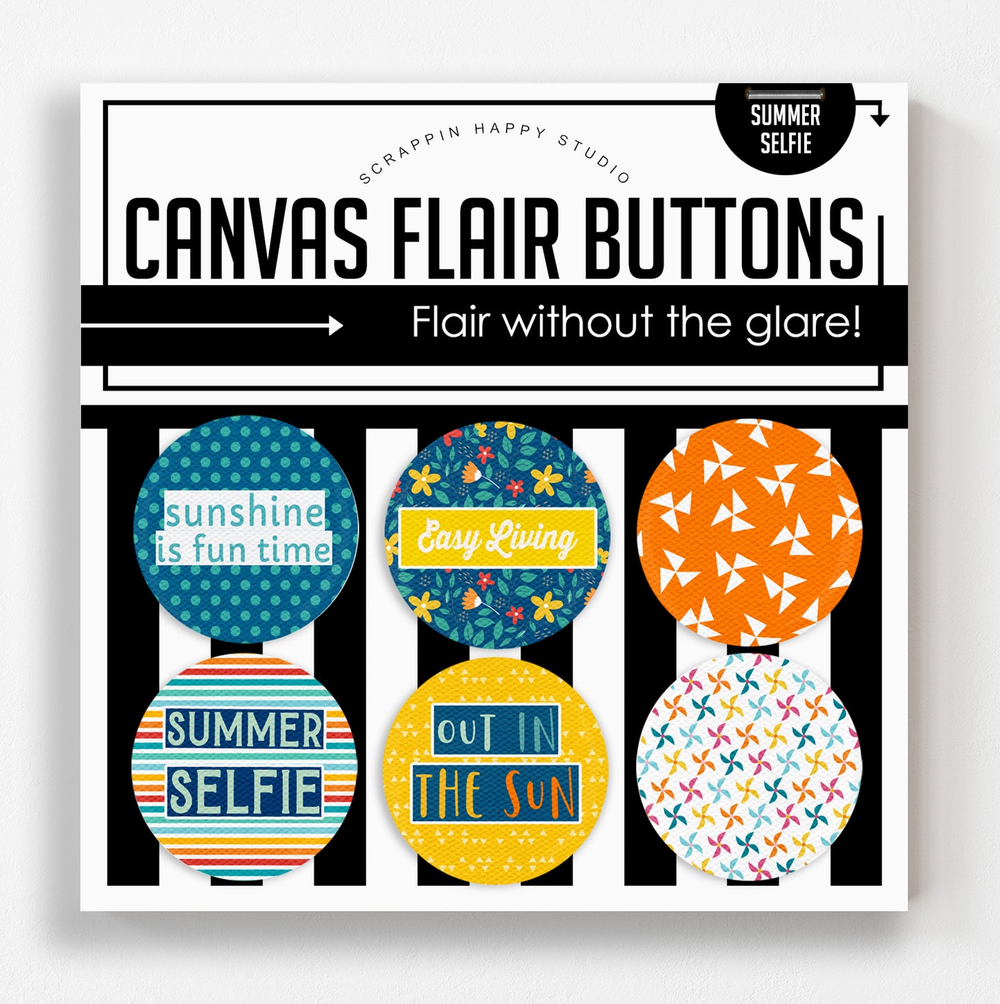 Summer Selfie Canvas Flair