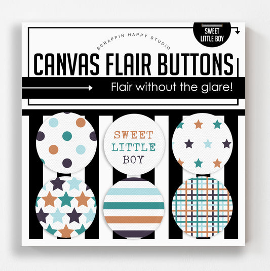 Sweet Little Boy Canvas Flair