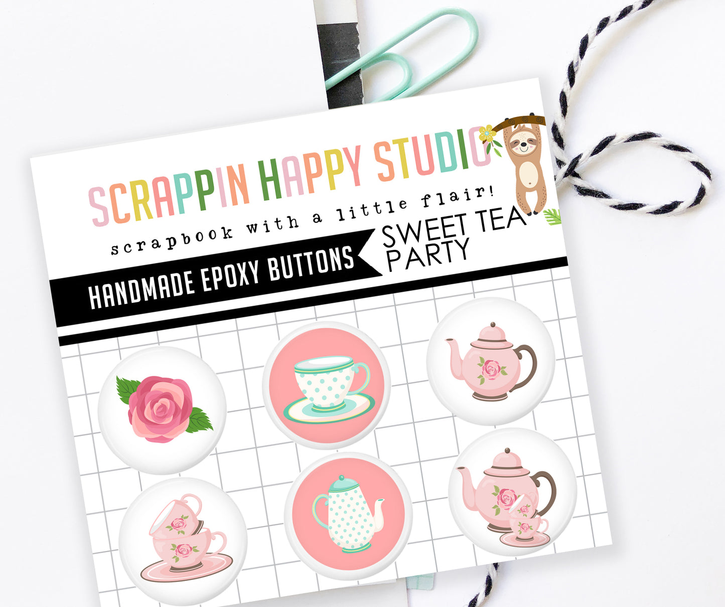 Sweet Tea Party Epoxy Flair