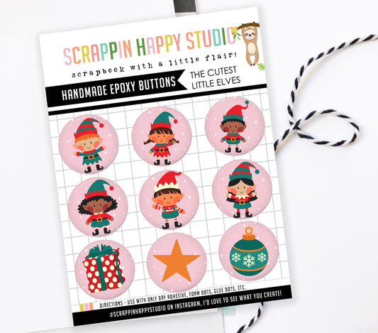 The Cutest Little Elves Epoxy Flair