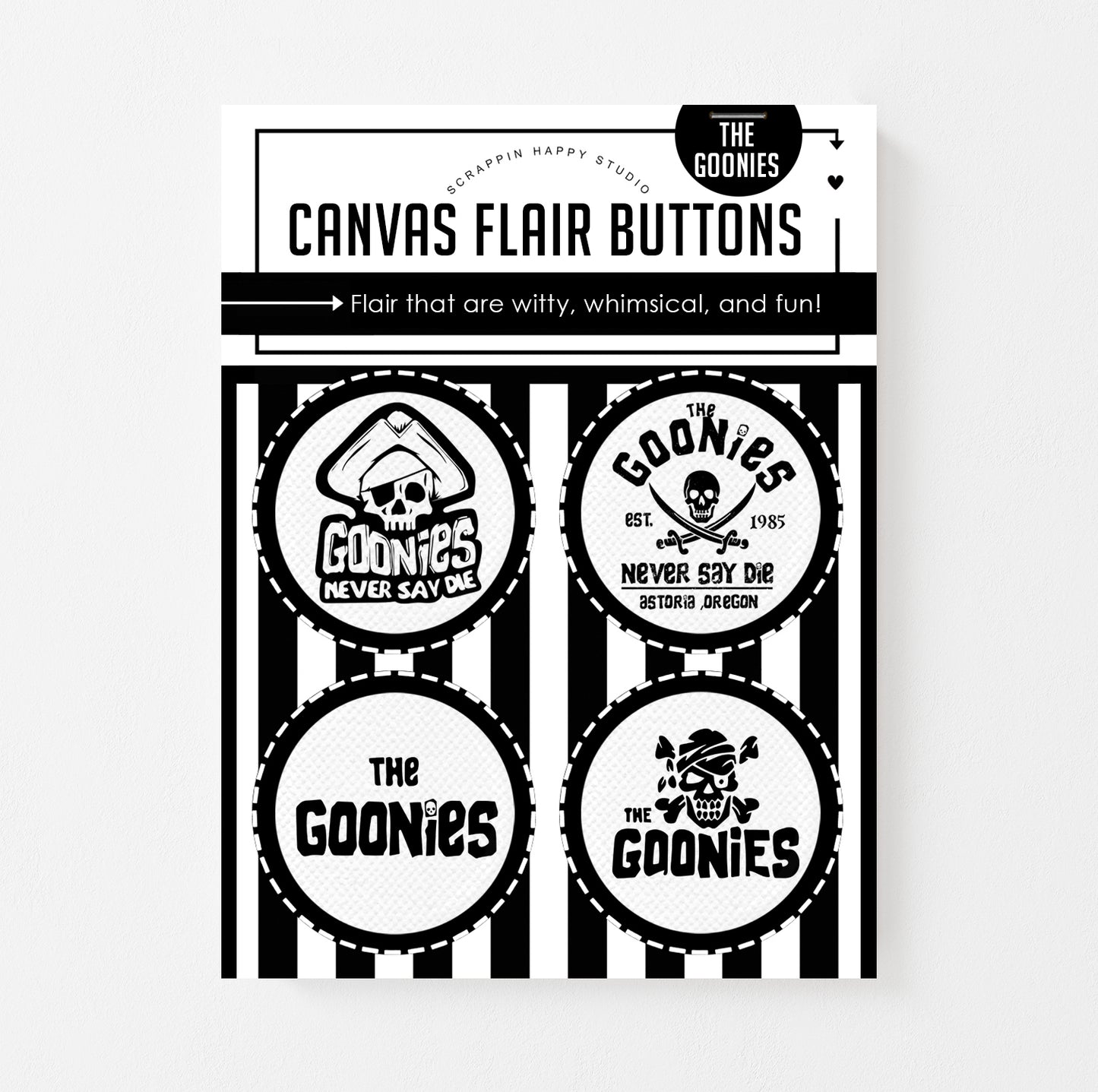Goonies Canvas Flair