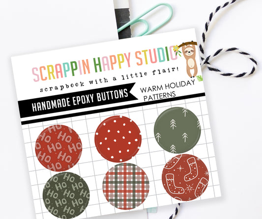 Warm Holiday Patterns Epoxy Flair