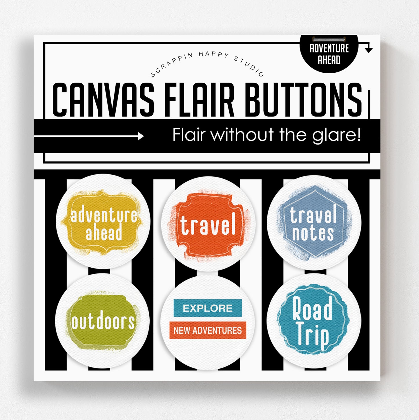 Adventure Ahead Canvas Flair
