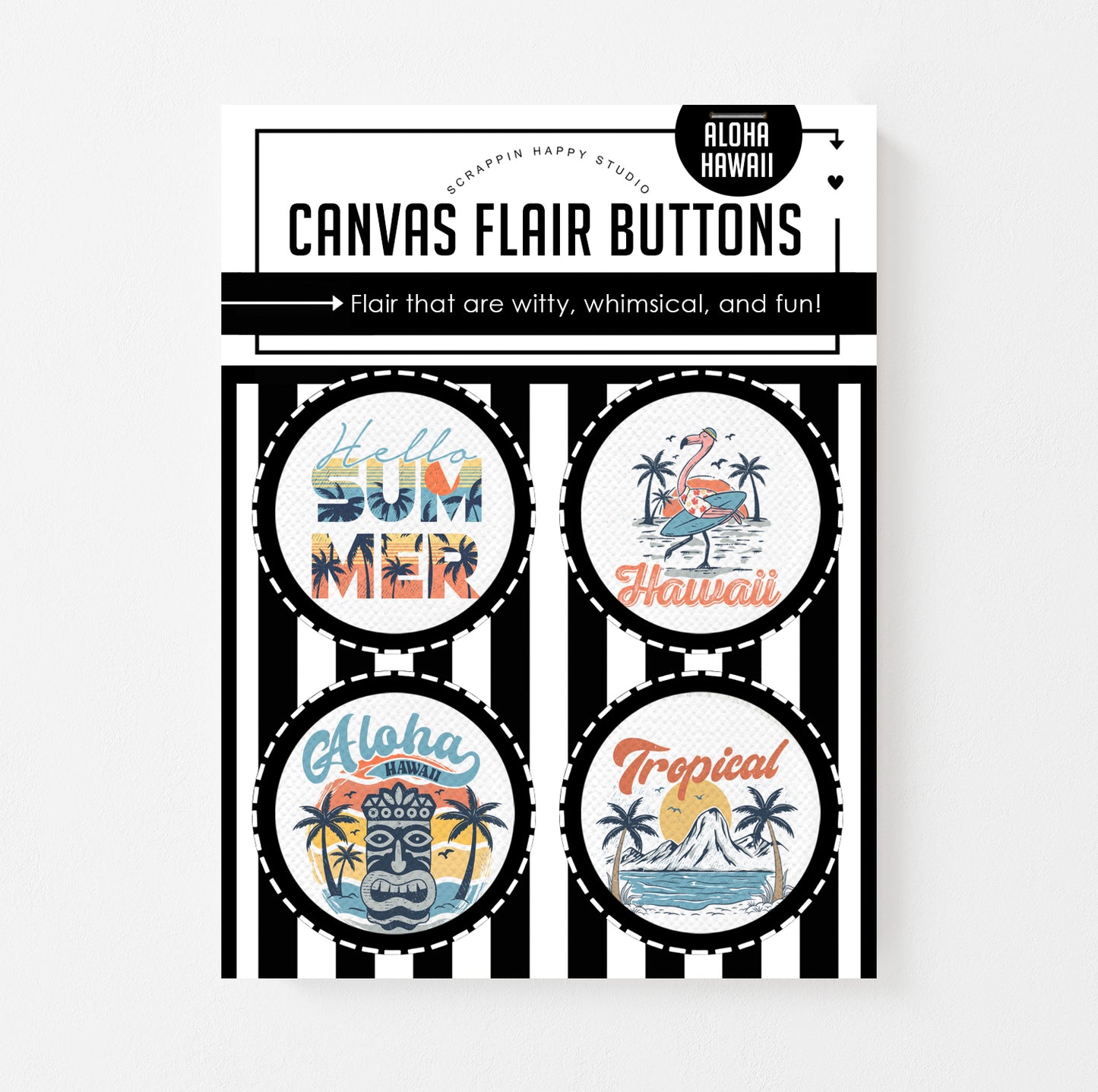 Aloha Summer Canvas Flair
