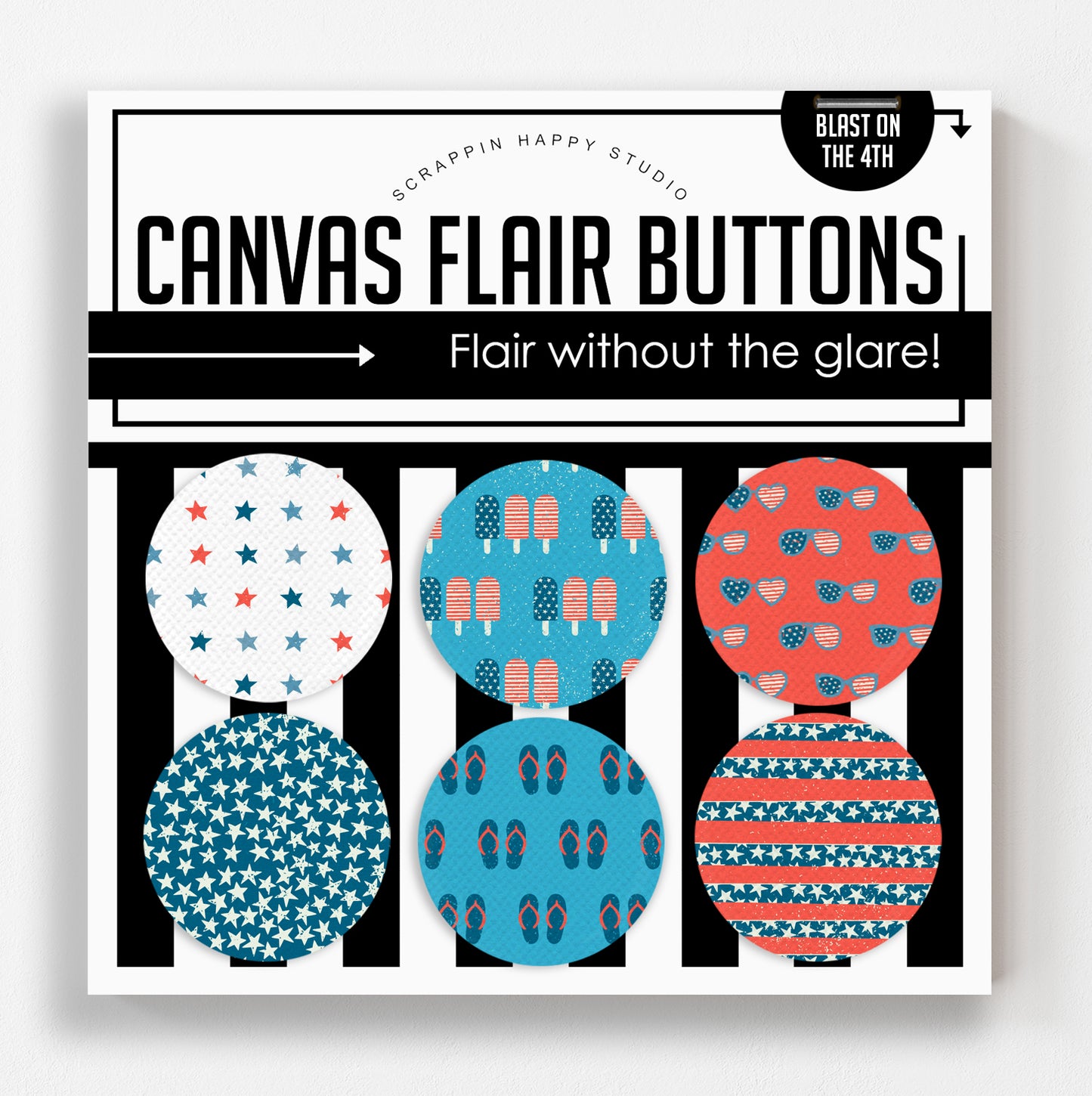 Blast On The 4th Canvas Flair