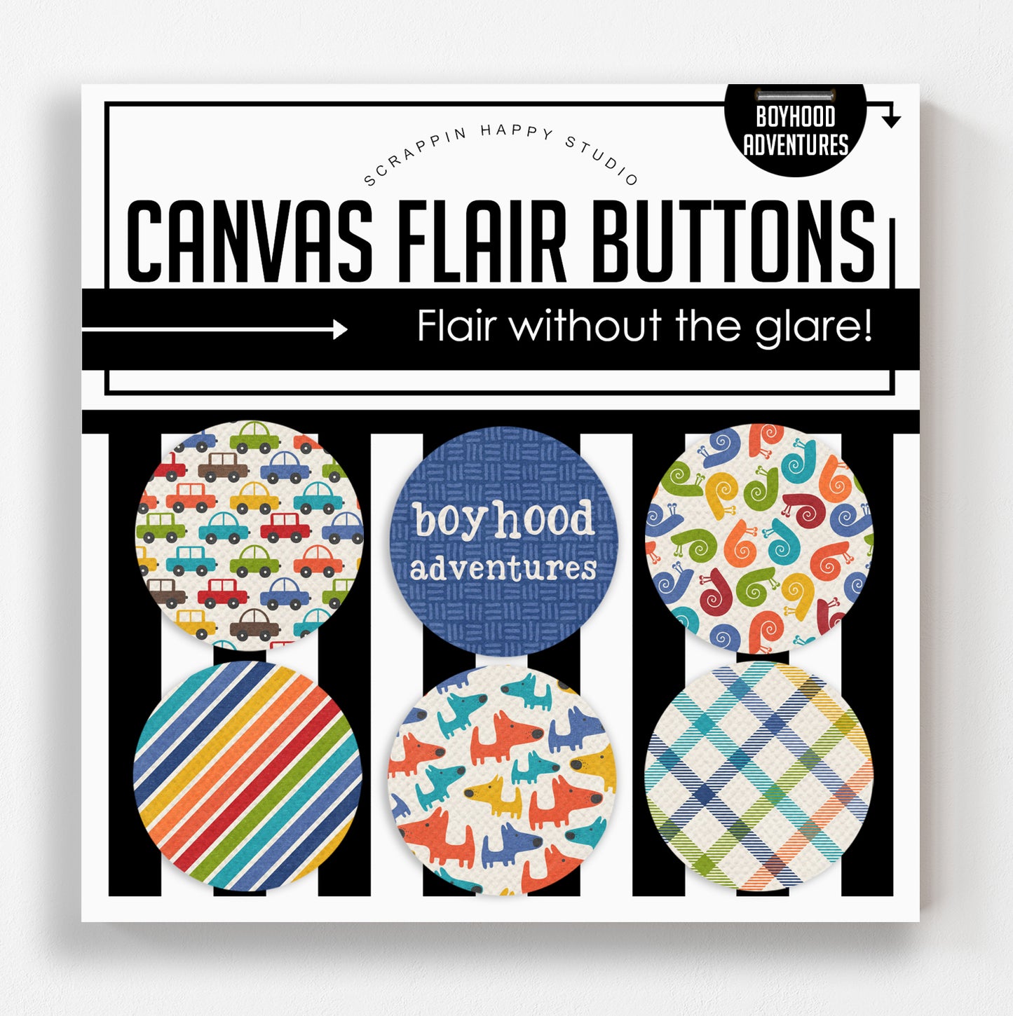 Boyhood Adventures Canvas Flair