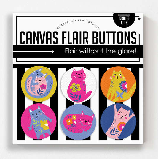 Bright Cats Canvas Flair