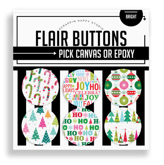 Bright Flair Buttons