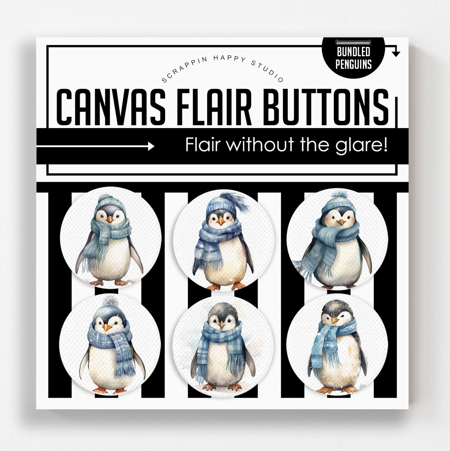 Bundled Penguin's Canvas Flair