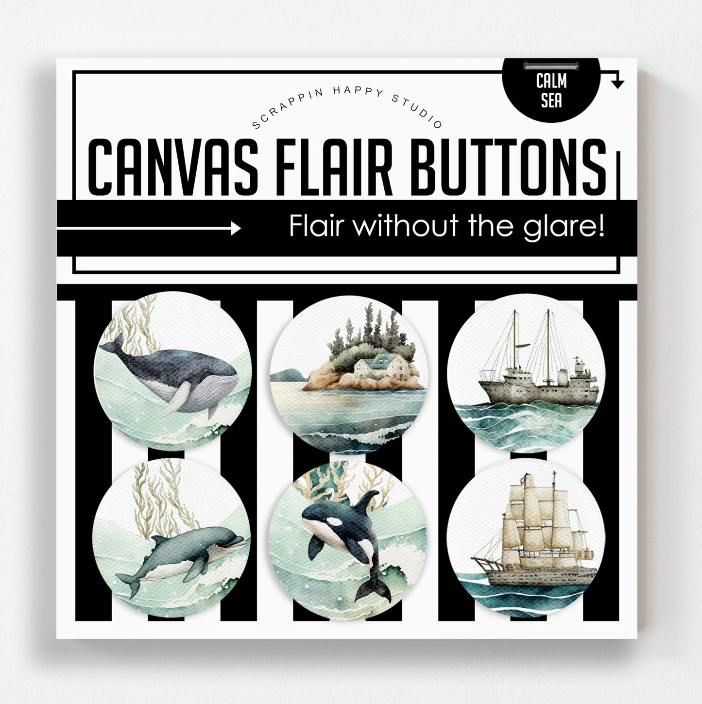 Calm Sea Canvas Flair