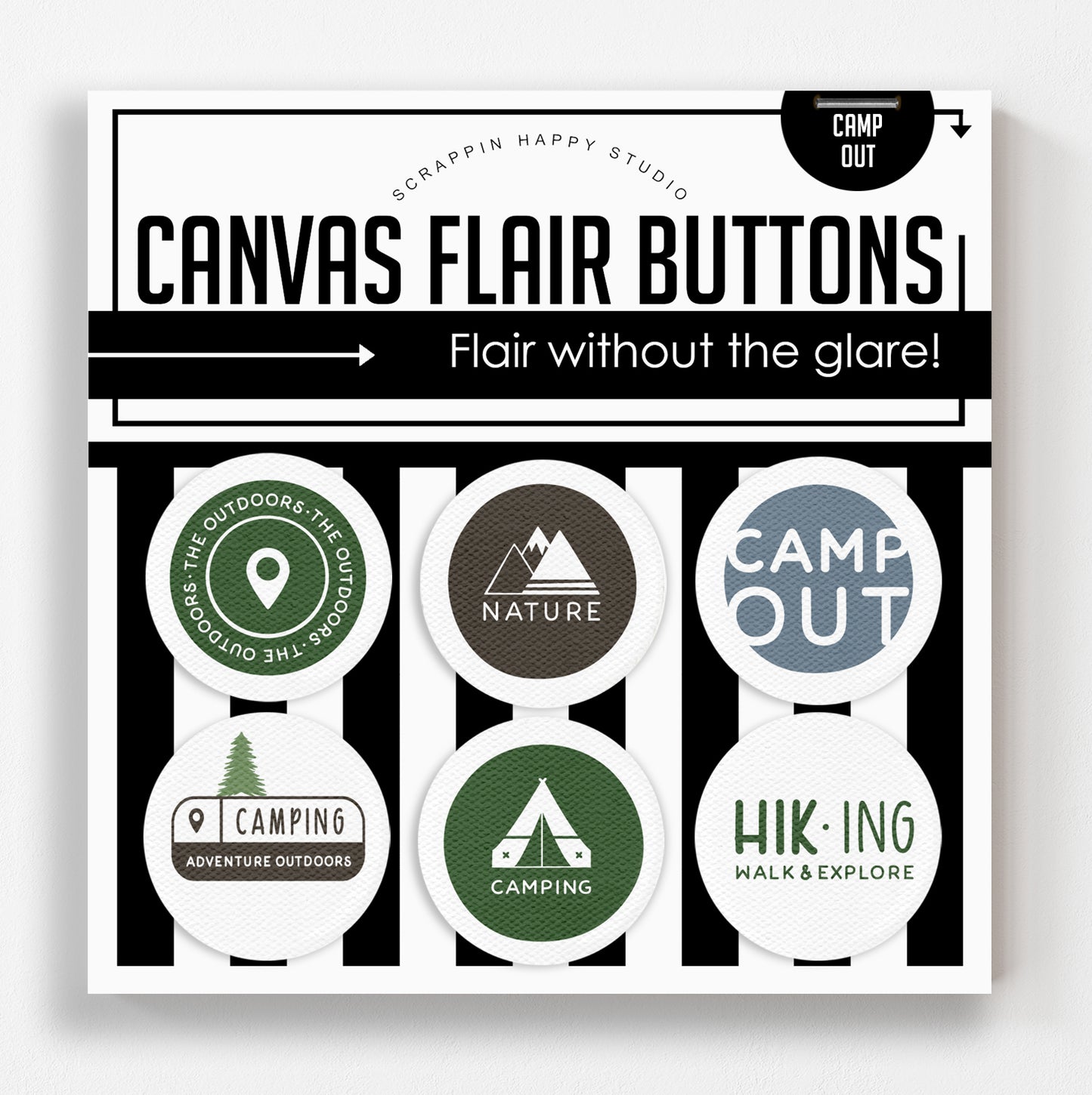 Camp Out Canvas Flair