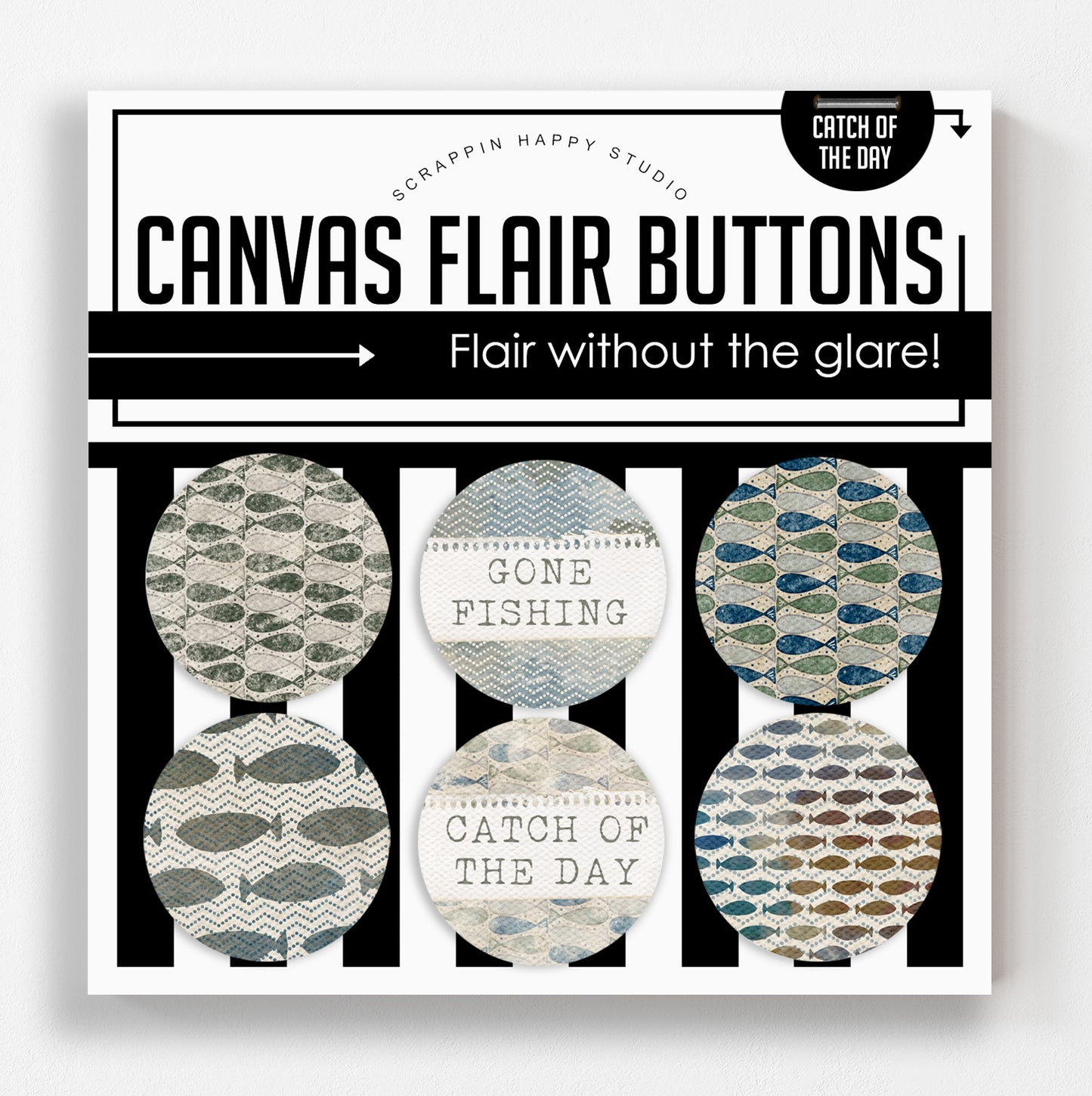 Catch Of The Day Canvas Flair