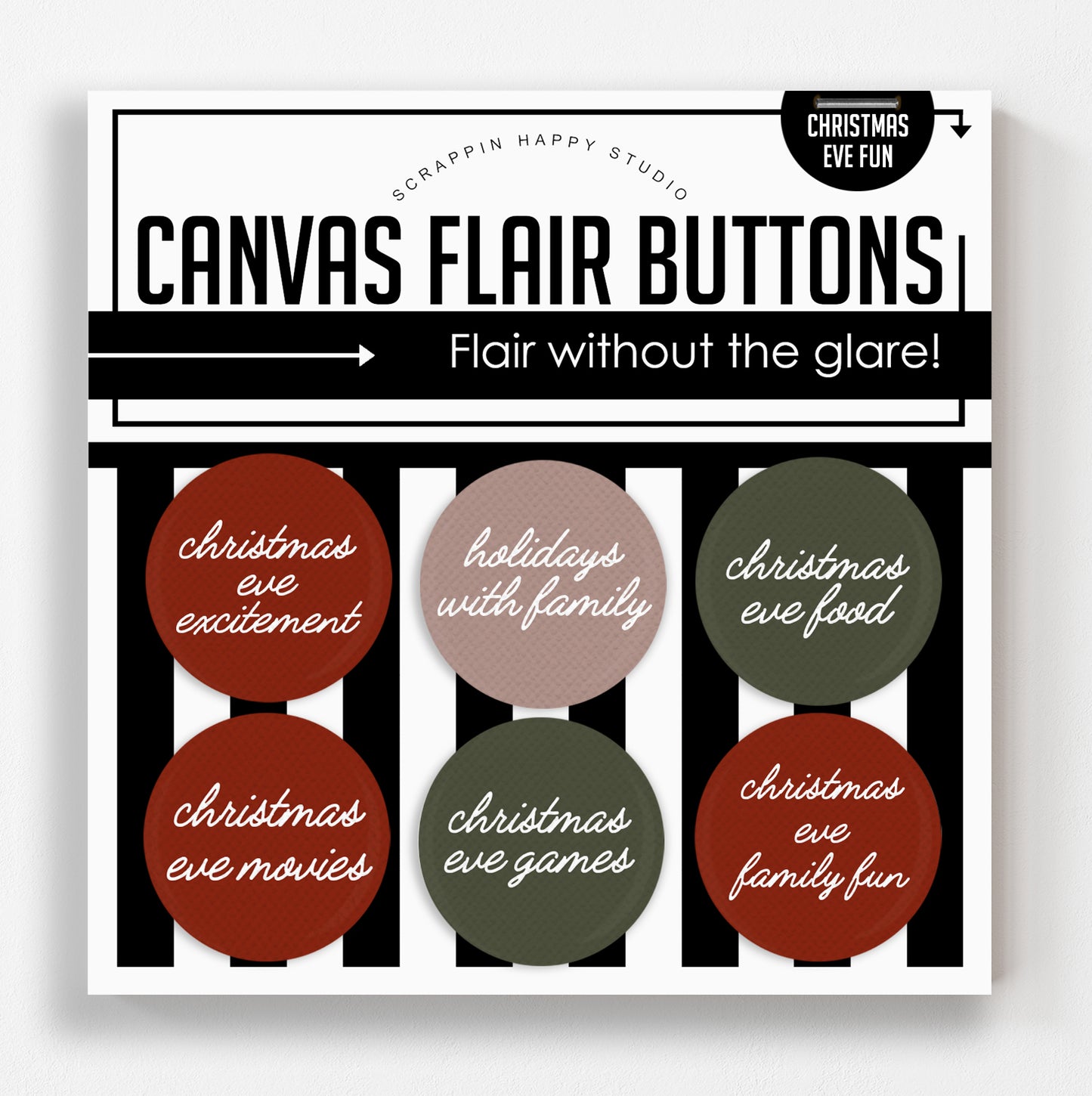 Christmas Eve Fun Canvas Flair