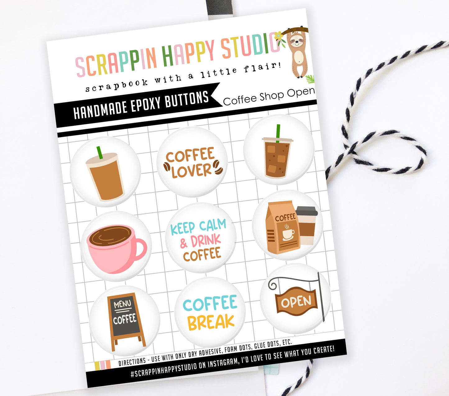 Coffee Shop Open Epoxy Flair