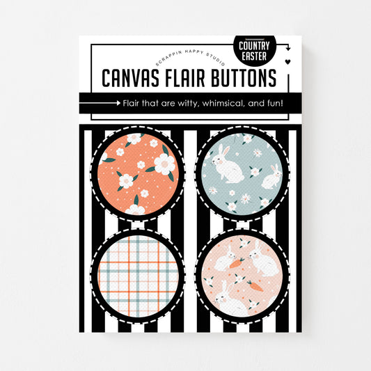 Country Easter Canvas Flair