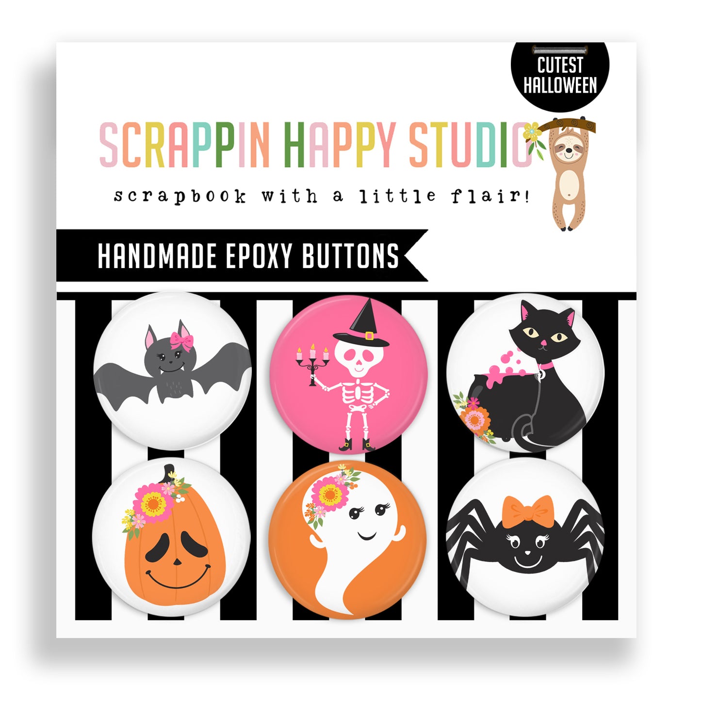 Cutest Halloween Flair Buttons