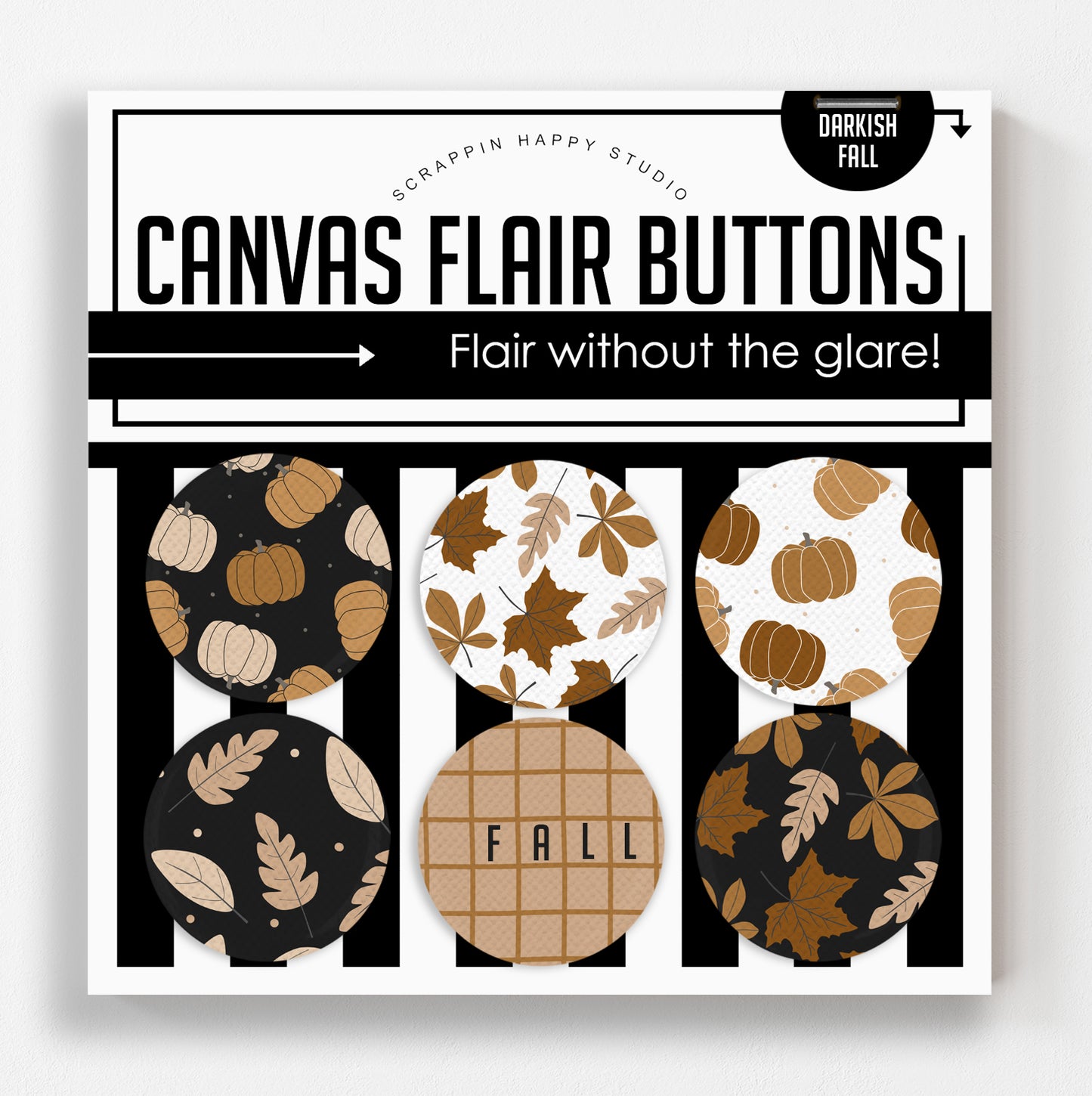 Darkish Fall Canvas Flair
