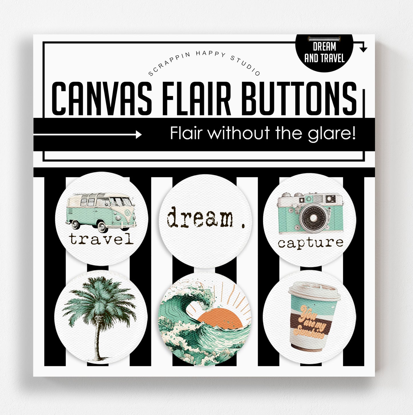 Dream And Travel Canvas Flair