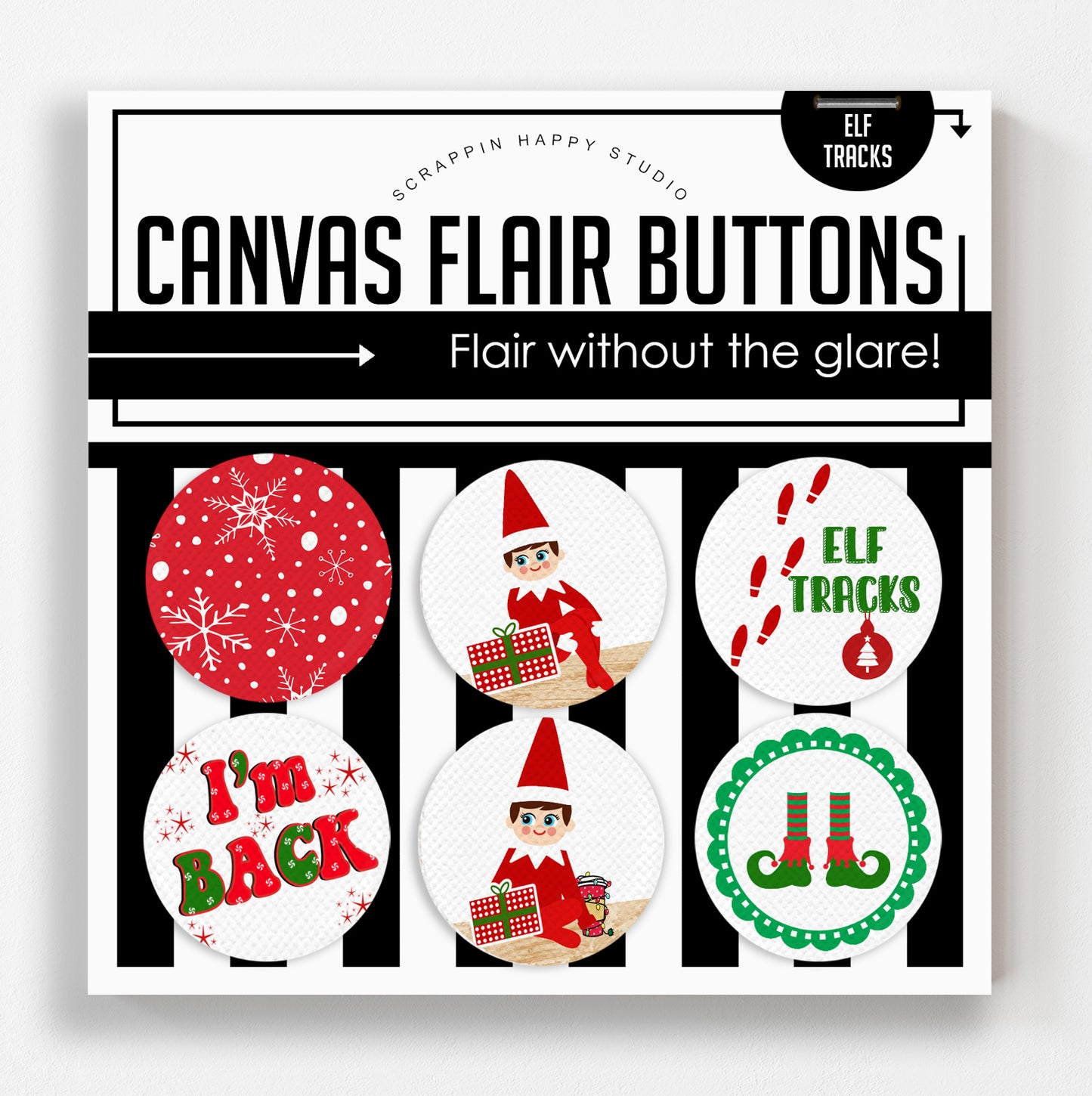 Elf Tracks Canvas Flair