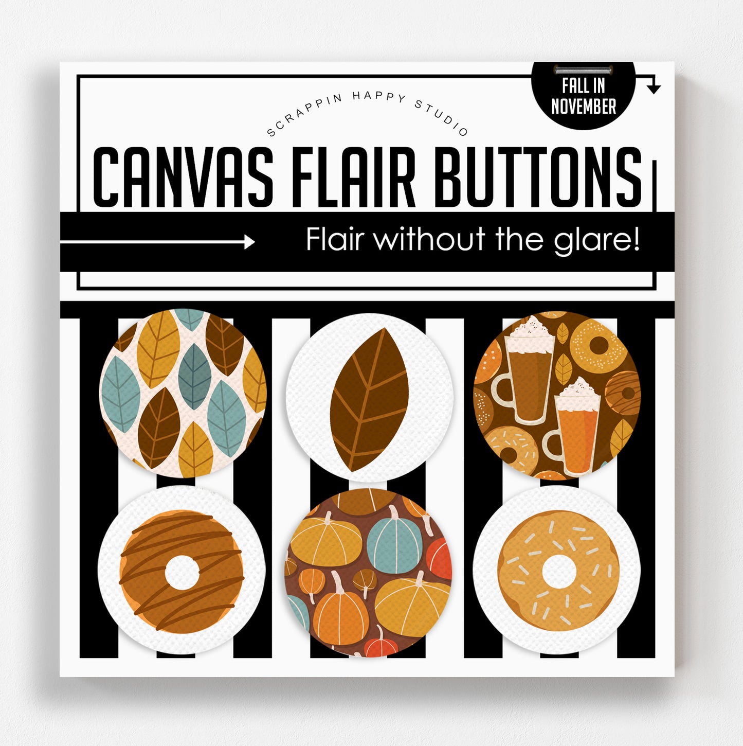 Fall In November Canvas Flair