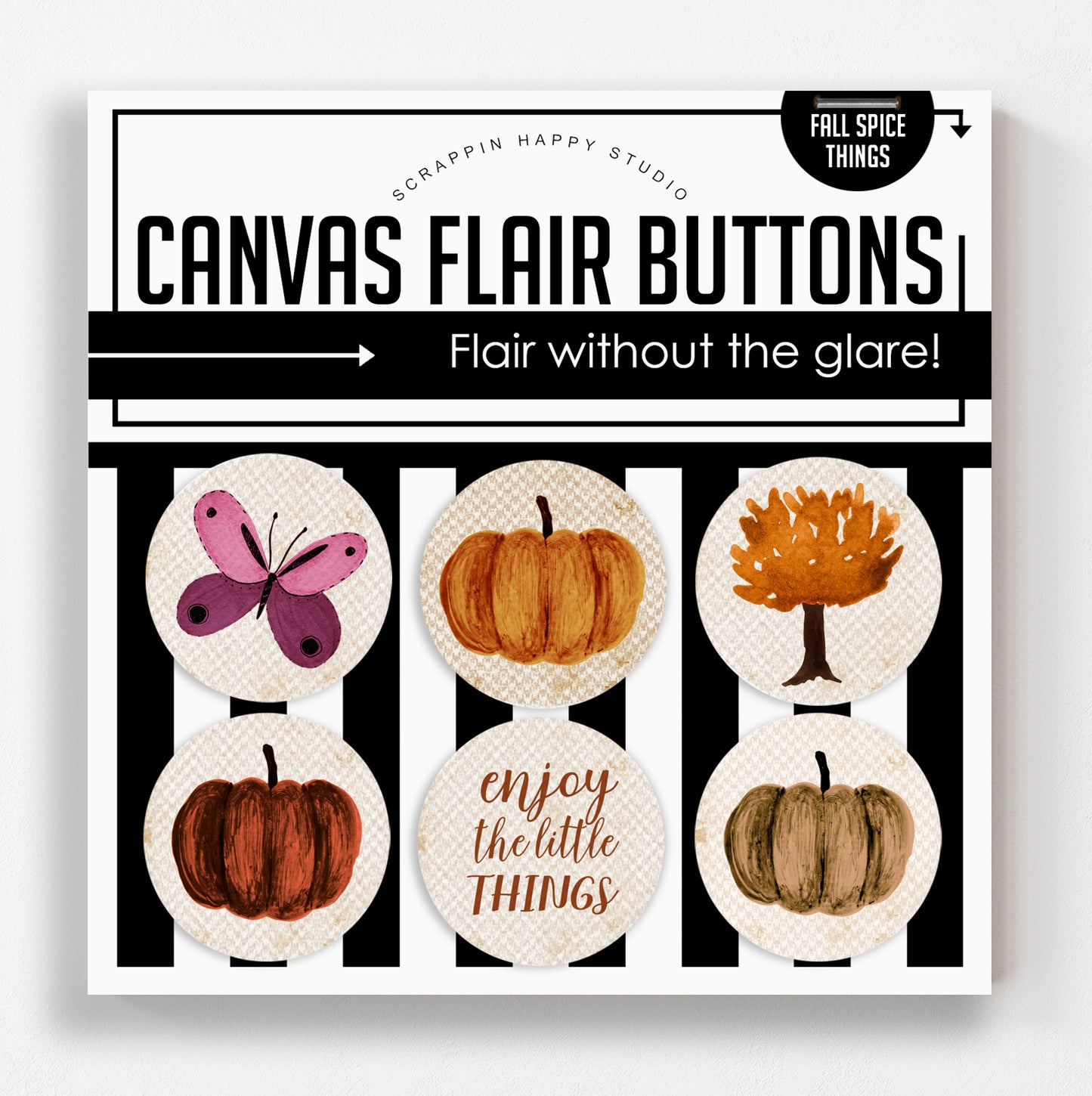 Fall Spice Things Canvas Flair