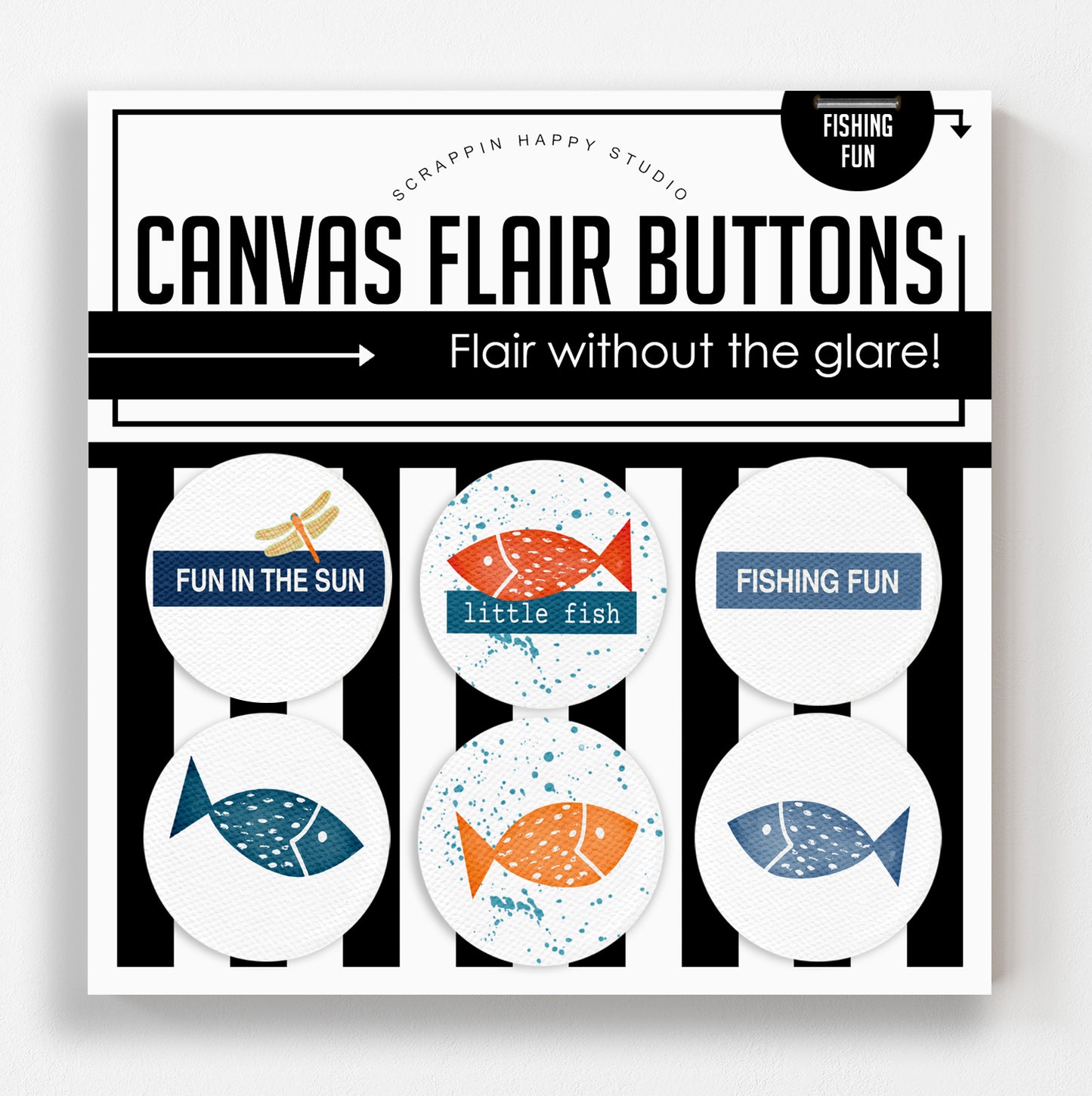 Fishing Fun Canvas Flair