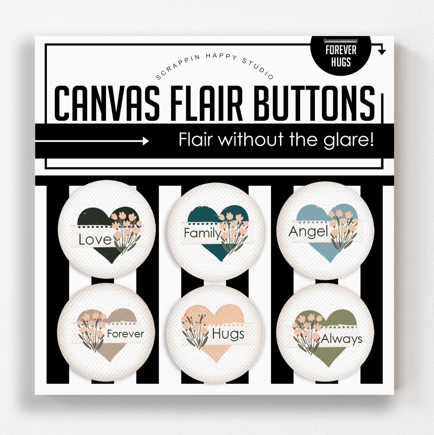Forever Hugs Canvas Flair