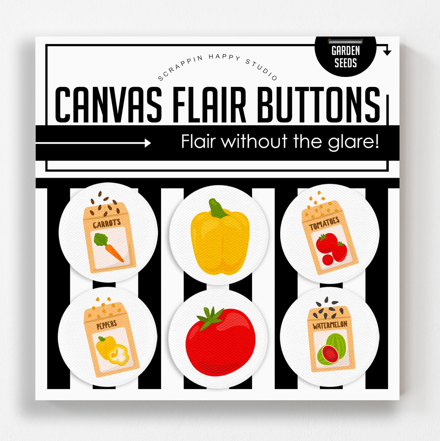 Garden Seeds Canvas Flair