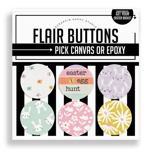 Get Your Easter Basket Flair Buttons