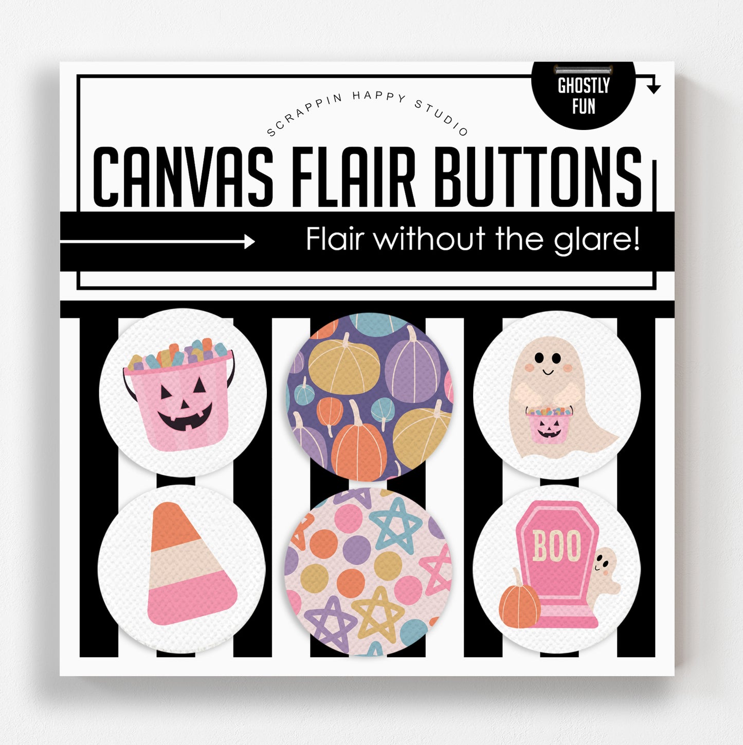 Ghostly Fun Canvas Flair