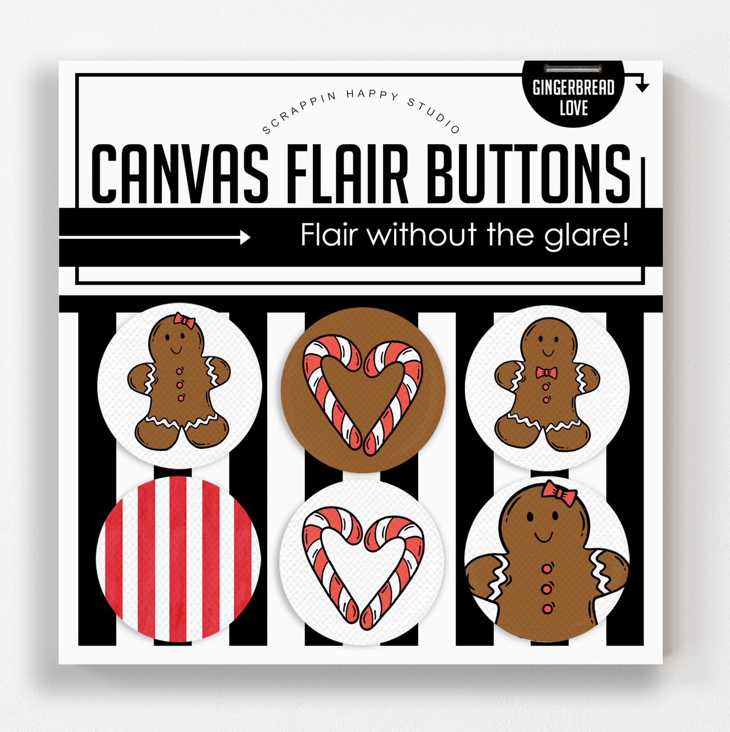 Gingerbread Love Canvas Flair