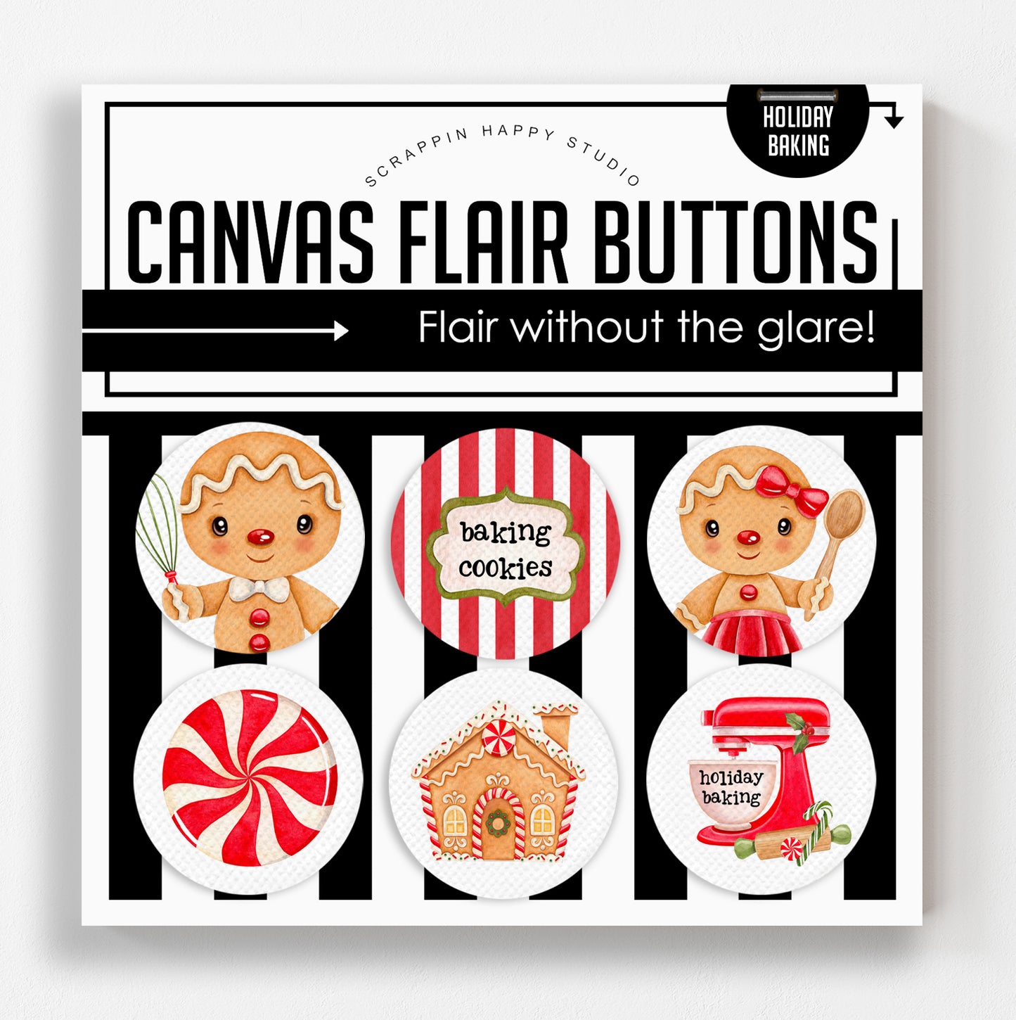 Holiday Baking Canvas Flair