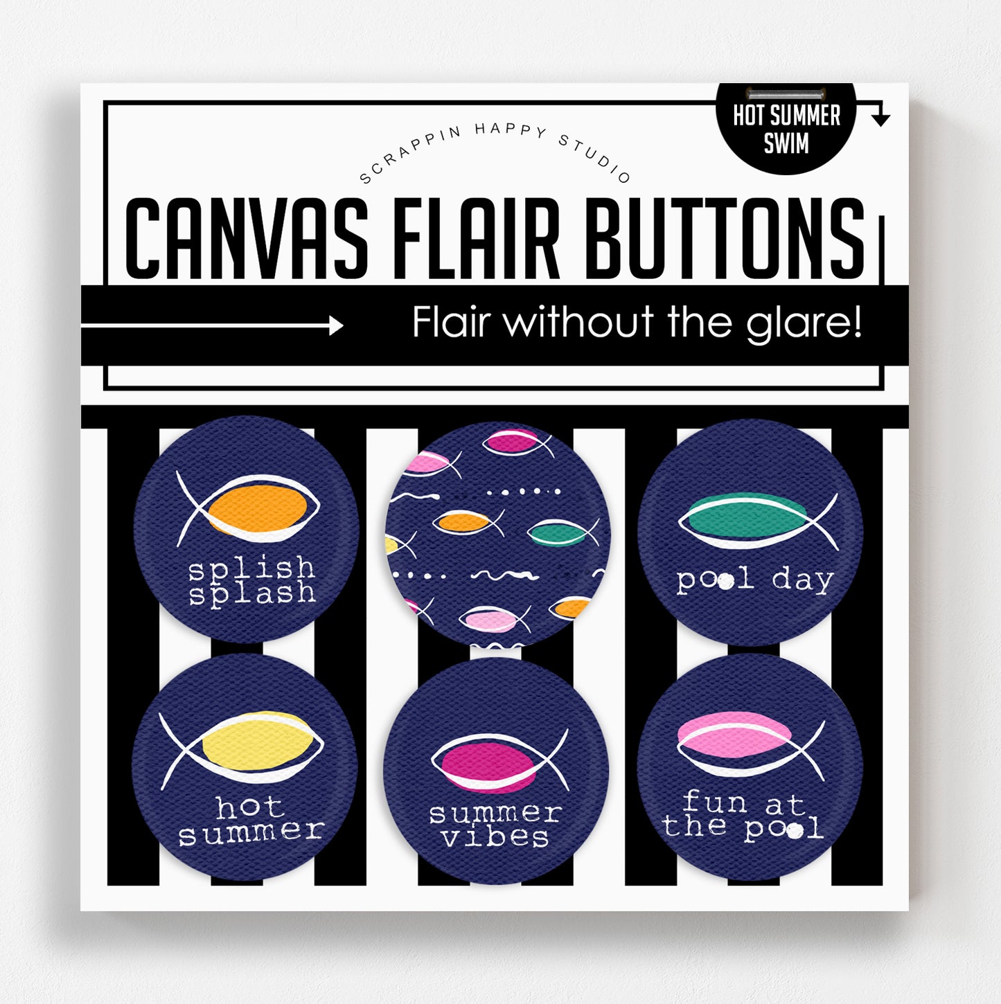 Hot Summer Swim Canvas Flair